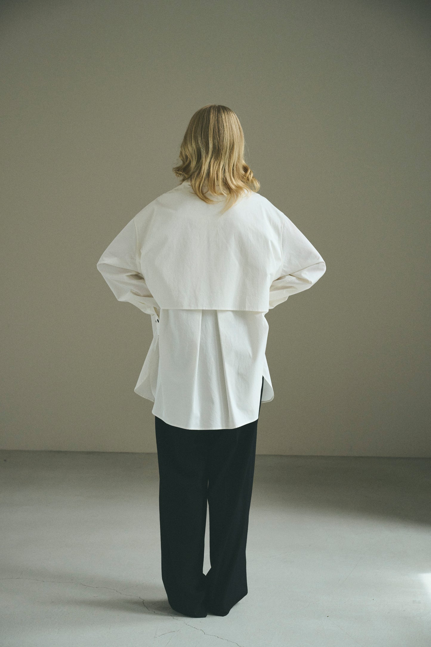 【ORDER】peach skin shirt