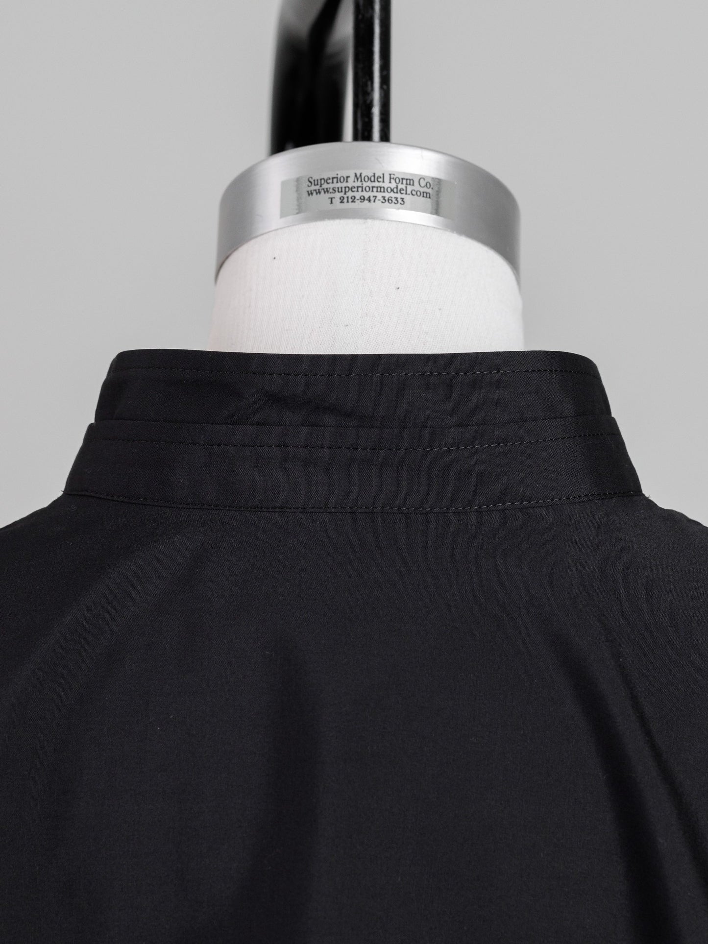 double stand collar shirt