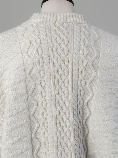 【PRE ORDER】multi cable sweater