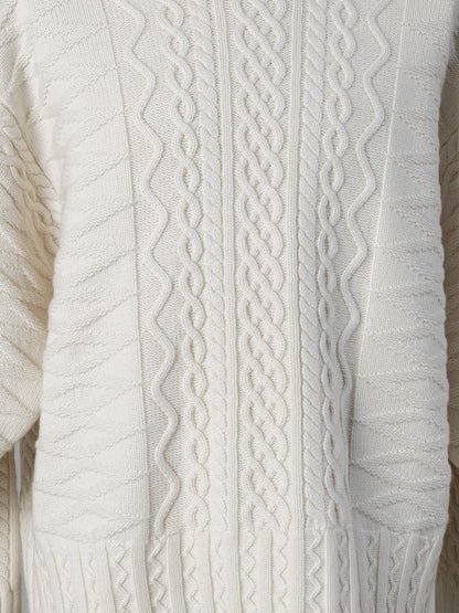 【PRE ORDER】multi cable sweater
