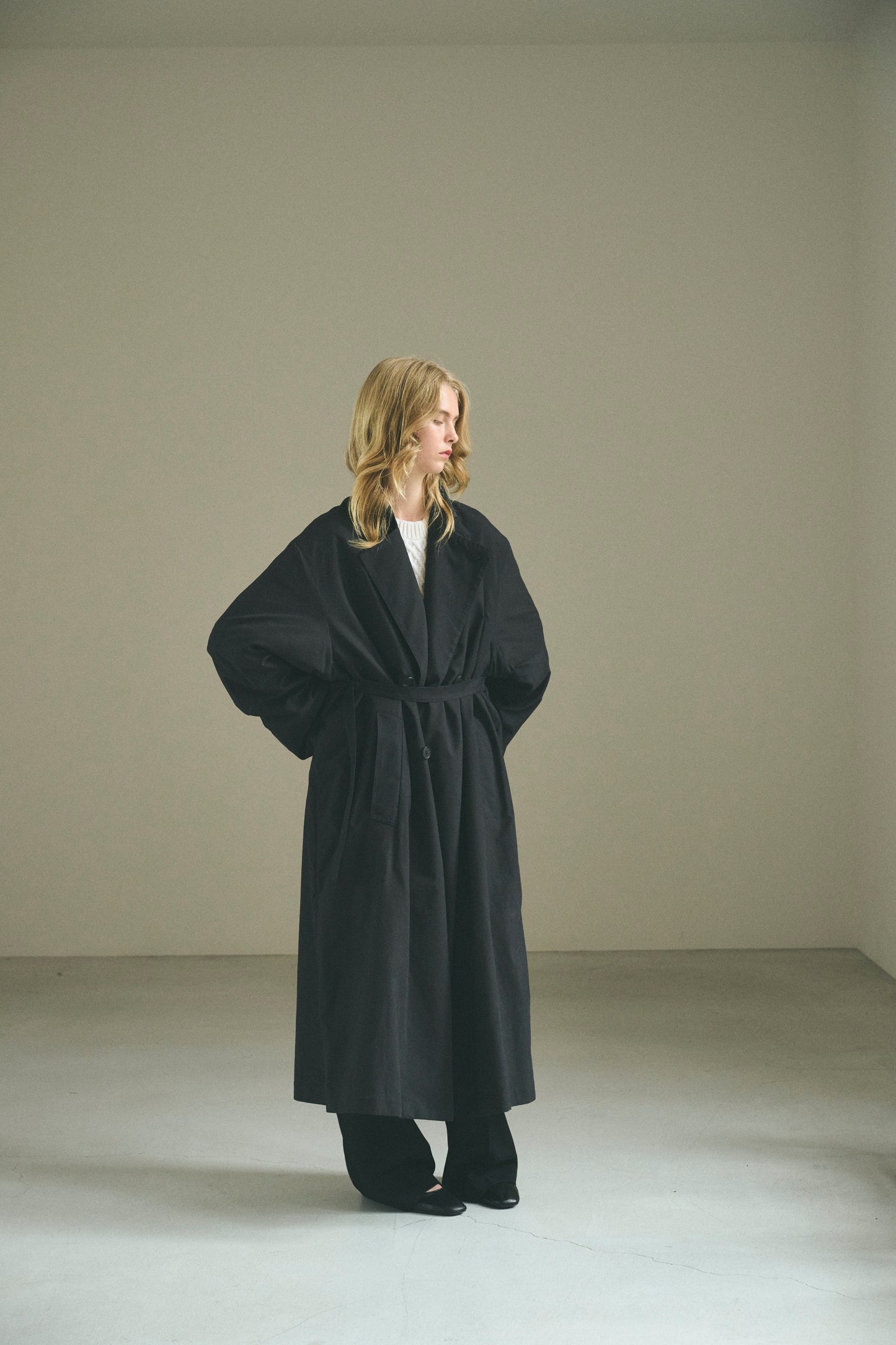 【ORDER】super soft trench coat
