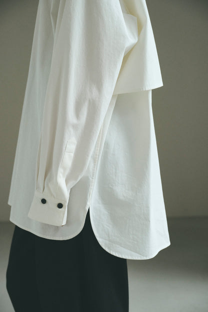 【ORDER】peach skin shirt