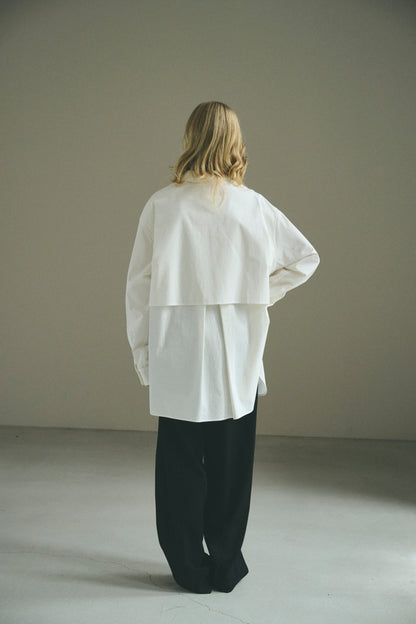 【ORDER】peach skin shirt