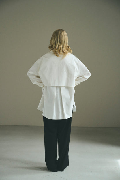 【ORDER】peach skin shirt