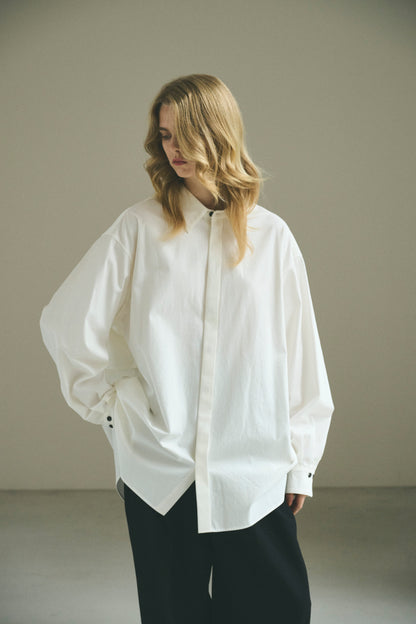 【ORDER】peach skin shirt