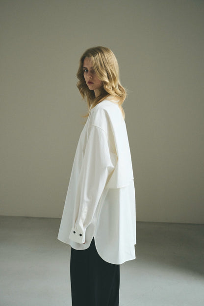 【ORDER】peach skin shirt