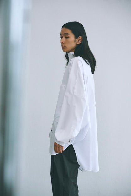 【PRE ORDER】double stand collar shirt