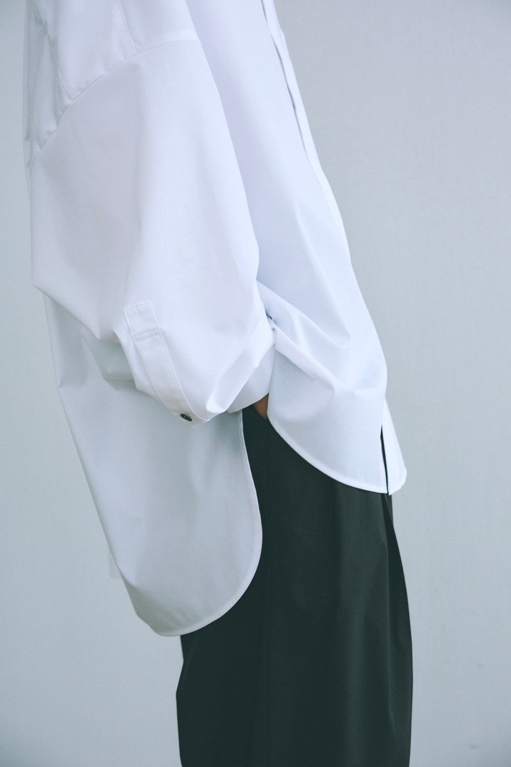 【PRE ORDER】double stand collar shirt