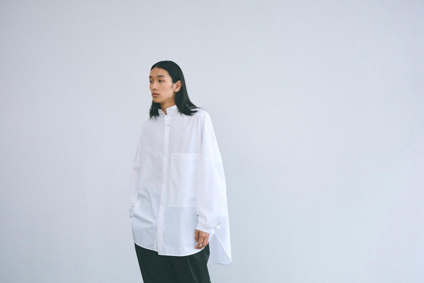 【PRE ORDER】double stand collar shirt