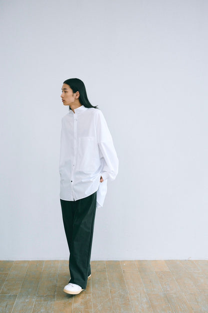 【PRE ORDER】double stand collar shirt