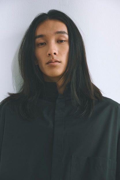 【PRE ORDER】double stand collar shirt